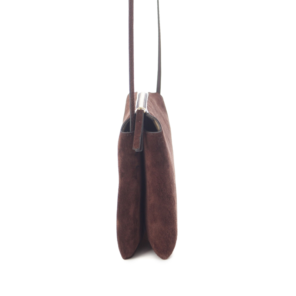 Pre-Loved The Row Mini Suede Nu Twin Crossbody - Picture 9 of 12